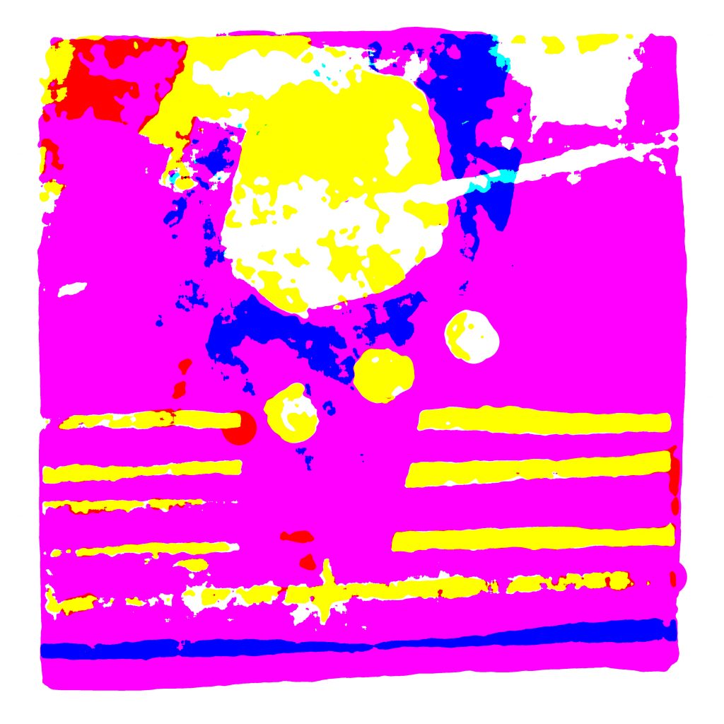 Version of original image made using simplified RGB files