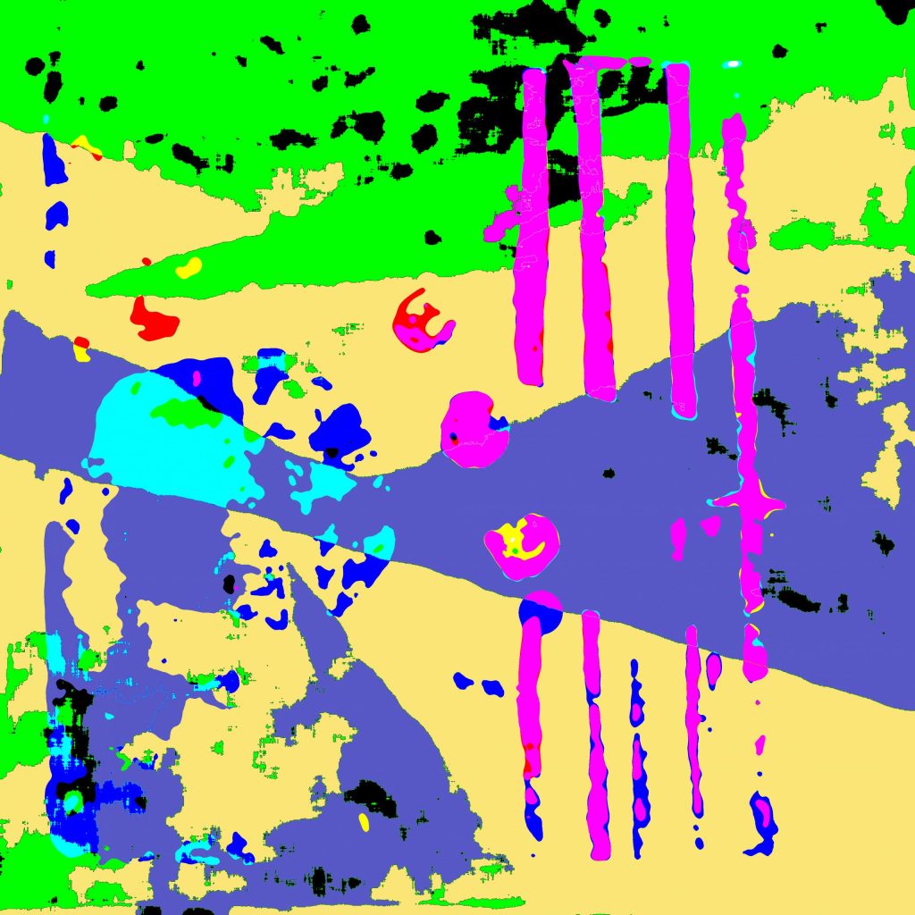 digital abstract print in pastel colours