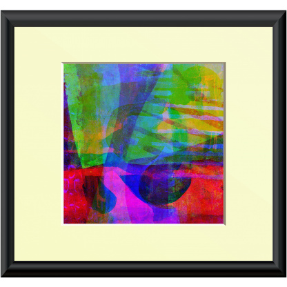 Protesilaus - digital print in simulated black frame