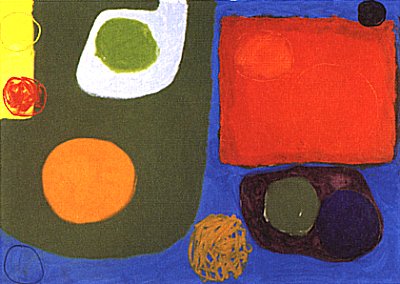 Fourteen Discs - painting by Patrick Heron